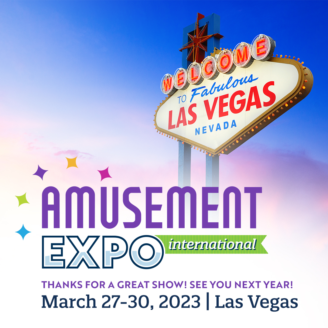 March 2730, Amusement Expo International, Las Vegas, NV Incredivend