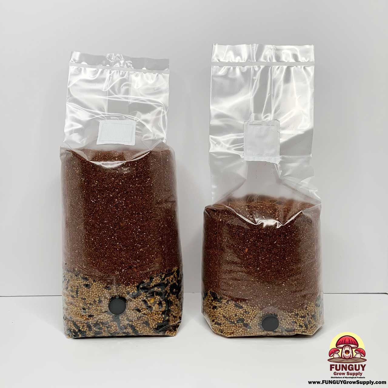 Sterilized Grain Spawn Bags 5lb x 4 with 0.2 micron filter 20 lbs | Earth's  Tongue