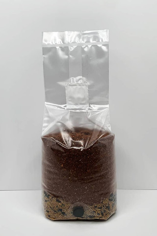 All In One Mushroom Grow Bag with Coco Coir and Cow Manure Compost for Growing Gourmet or Exotic Mushrooms