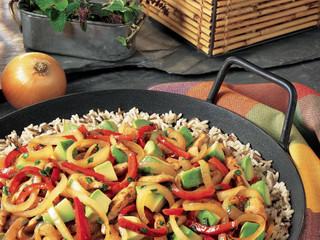 chestnut-mushroom-stir-fry-recipe-with-broccoli-red-bell-pepper-and-soy-sauce