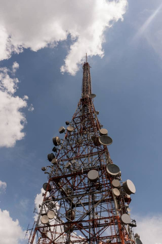 Telecommunications Tower for Mycelium Networks and Fungal Communication