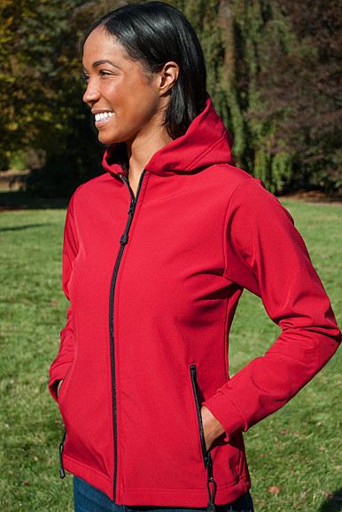 DENALI JACKET / (Softshell) / Ruby (Plain) - Copper River Fleece