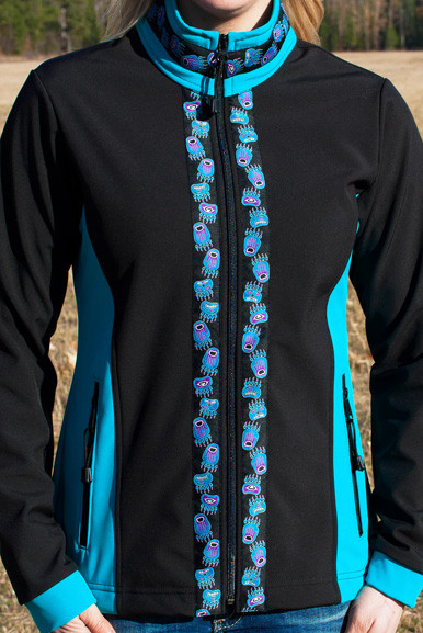 ALEUTIAN JACKET / (Softshell) / Black, Tide Pool, / Bear Tracks