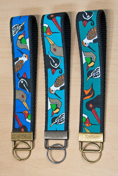 WRIST KEY HOLDER / Alaska Chatter trim (3 color options) - Copper