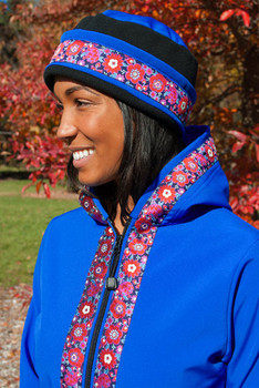 DENALI JACKET / (Softshell)  /  Pacific Blue, / Cordova Bouquet (trim)