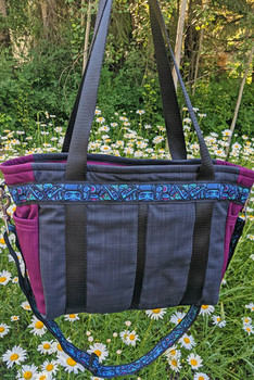 CORDOVA CARRY-ALL  / (Softshell) /   Raven, Nagoonberry, / Totem-Aqua (trim)