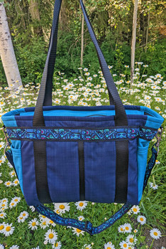 CORDOVA CARRY-ALL  / (Softshell) / Indigo, Ocean, / Totem-Aqua (trim)