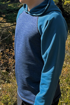 MEN'S HOODIE /    Navy, Dark Teal