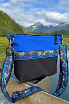 Big Dipper Bag  / (Softshell) /  Black, Pacific Blue / Katmai-Navy (trim)