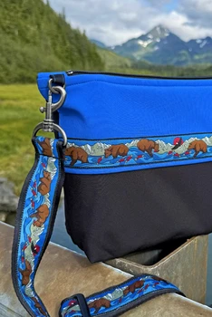 Big Dipper Bag  / (Softshell) /  Black, Pacific Blue / Katmai-Navy (trim)