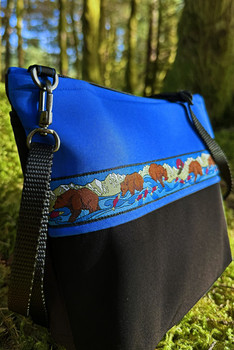 Big Dipper Bag  / (Softshell) /  Black, Pacific Blue / Katmai-Navy (trim)