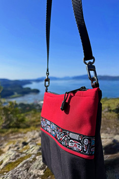 Big Dipper Bag  / (Softshell) /  Black, Ruby / Totem-Brite (trim)