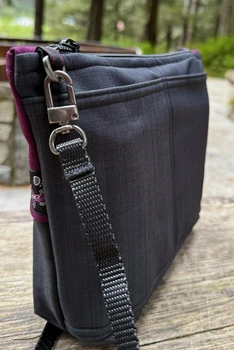 Big Dipper Bag  / (Softshell) /  Raven, Nagoonberry / Salmon-Plum (trim)