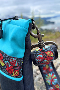 Big Dipper Bag  / (Softshell) /  Raven, Tide Pool / Midnight Blossom(trim)