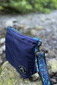 Big Dipper Bag  / (Softshell) /  Indigo, Ocean / Totem-Aqua (trim)