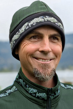 MEN'S ARCTIC HAT / (Hybrid) / Black, Fjord,  / Salmon-Green (trim)