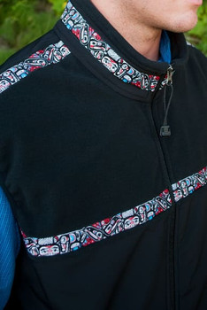 MEN'S KODIAK VEST / (Hybrid) / Black, Black, / Totem-Brite (trim)