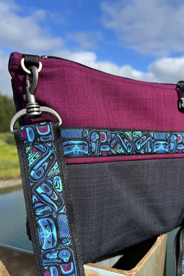 Big Dipper Bag  / (Softshell) /  Raven, Nagoonberry / Totem-Aqua (trim)