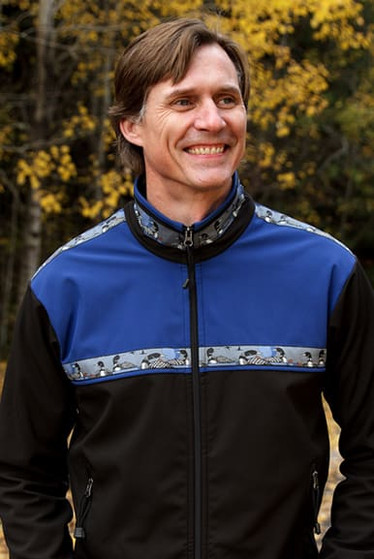 KODIAK JACKET / - SALE - CLOSEOUT - / (Softshell) /  Black, Bluestone, / Loons-Grey (trim)