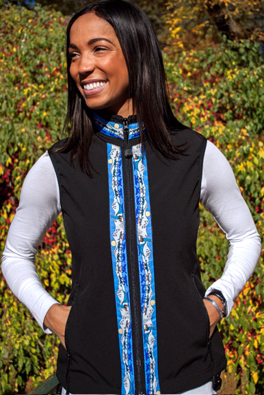 TFW49 ティーエフダブリュー フォーティーナイン FLEECE VEST‼️ WOMEN'S GLACIER VEST / (Softshell) / Black, / Race Is On-Teal