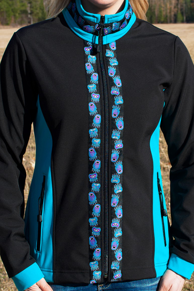 ALEUTIAN JACKET / (Softshell) / Black, Tide Pool, / Bear Tracks