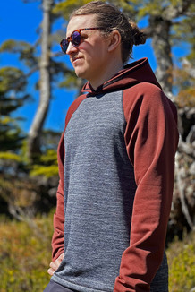 MEN'S HOODIE /    Forge Grey, Rust