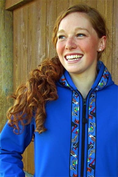 DENALI JACKET / (Softshell) / Pacific Blue, / Alaska Chatter