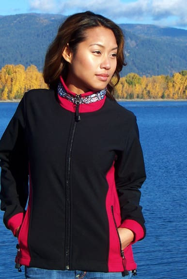 ジャケット・アウター   Arctic Program XS/TP ARCTIC JACKET / (Softshell) / Black, Ruby, / Totem-Brite (trim