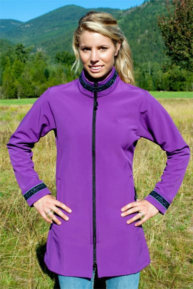 View of Collar trim & Cuff trim added