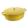 Staub Cast Iron 6.25 qt. Citron Oval Cocotte