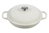 Le Creuset Signature Cast Iron 2.25 qt. White Braiser