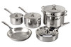 Le Creuset Premium Stainless Steel 10 Piece Cookware Set
