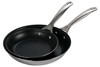 Le Creuset Premium Stainless Steel Nonstick 8 & 10 inch Fry Pan Set