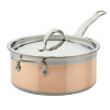 Hestan CopperBond Copper Induction 4 qt. Sauce Pan w/Lid & Helper Handle