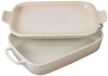 Le Creuset Stoneware 2.75QT Rectangular Dish with Platter Lid - Meringue