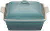 Le Creuset Heritage Stoneware 2 1/2 qt. Square Casserole - Sea Salt