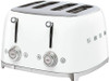 SMEG 50's Retro Style 4-Slot Toaster - White