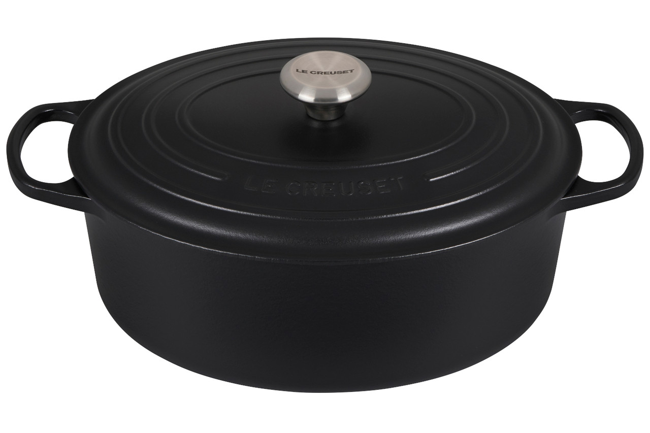 Le Creuset Enameled Cast Iron Oval Dutch Oven with Lid & Reviews