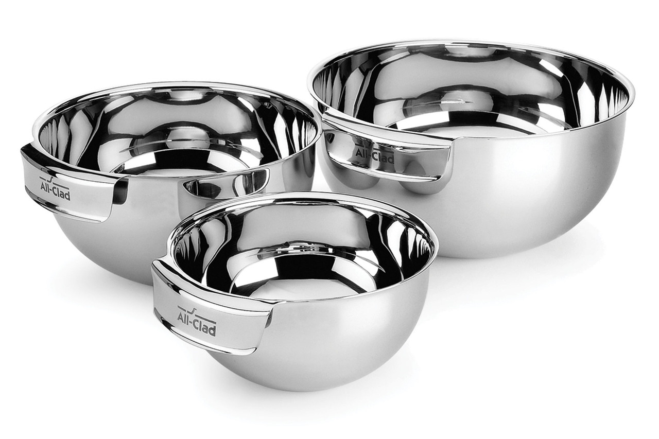 3-Piece Stainless Steel Mixing Bowl Set