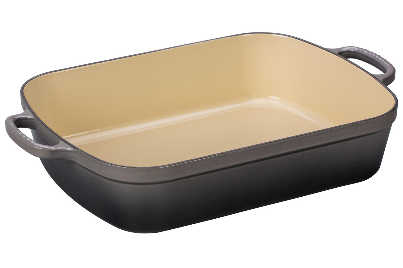 Le Creuset Signature Enameled Cast Iron Rectangular Roasting Pan, 4 Colors