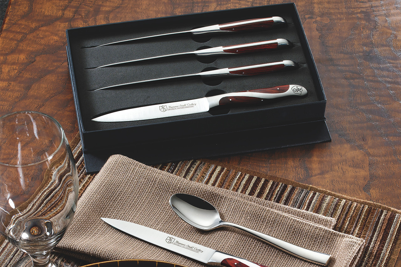 Hammer Stahl 4-Piece 5″ Robust Steak Knife Set - Thumbnail 3