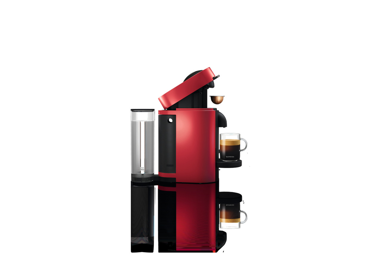 Nespresso VertuoPlus Coffee and Espresso Maker by De'Longhi, Cherry Red 