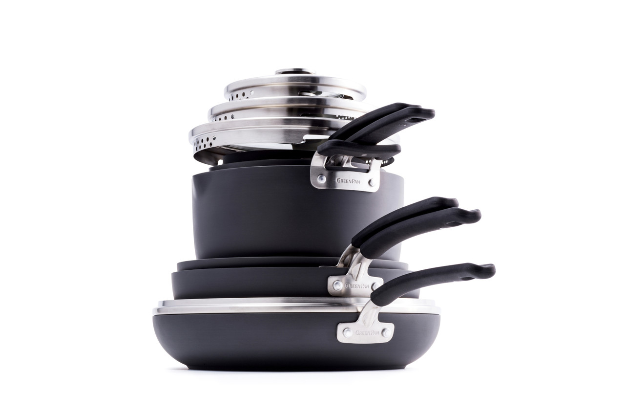 CookingTotem® | 10-Piece Stackable Non-Stick Cookware Set