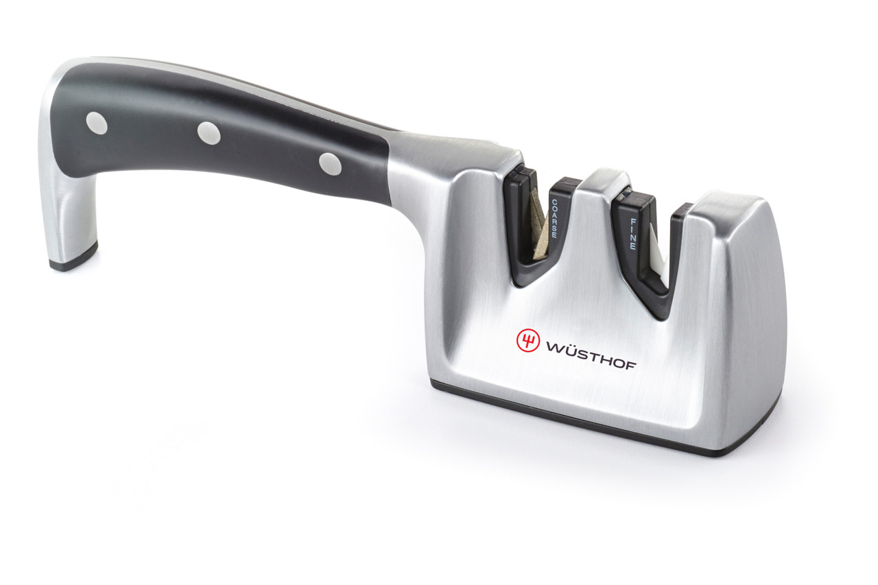 Wusthof 2 Stage Stainless Steel Hand-Held Knife Sharpener