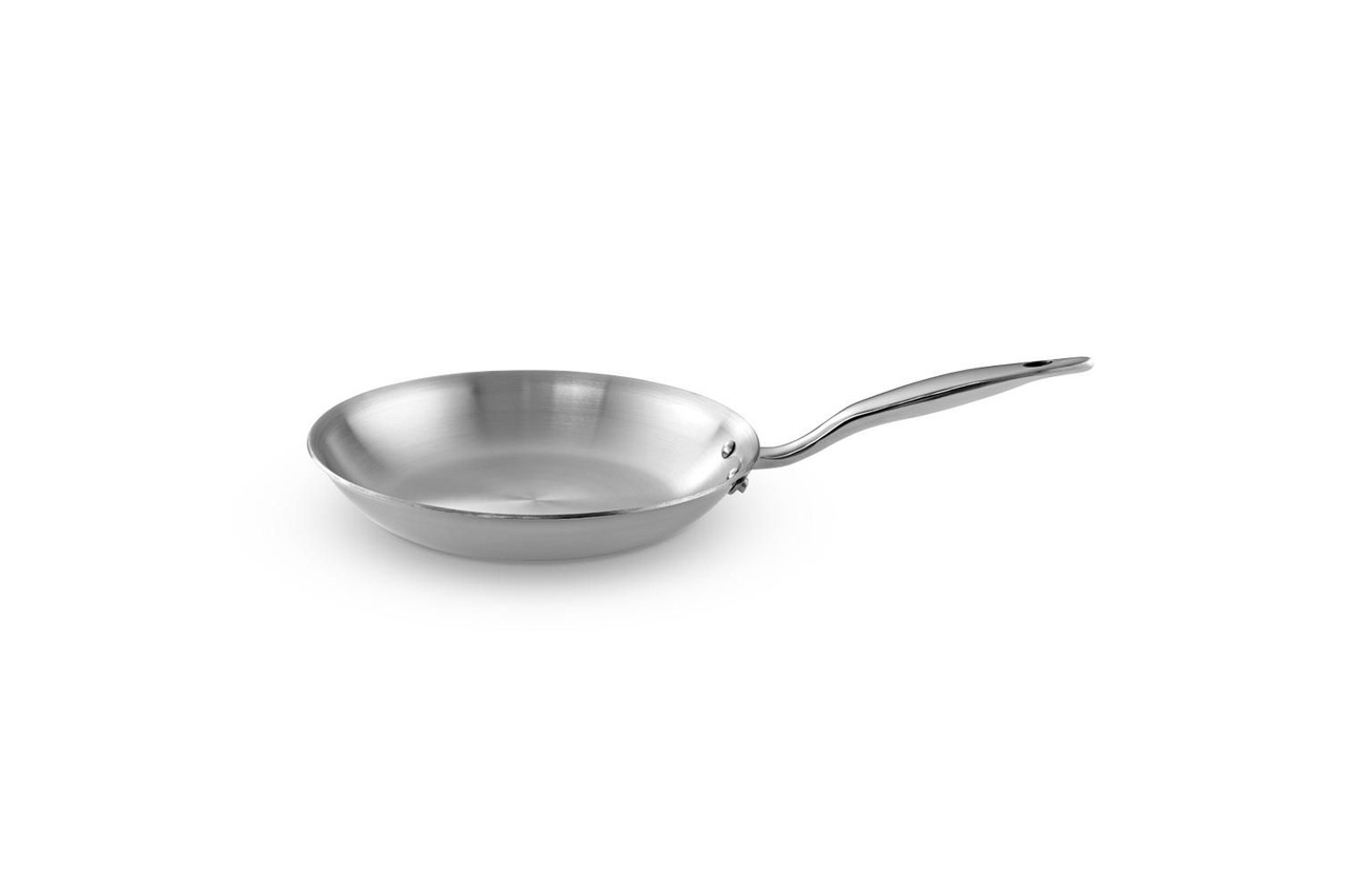 Heritage Steel Cookware Stainless Steel Deep Saute Pan with Cover