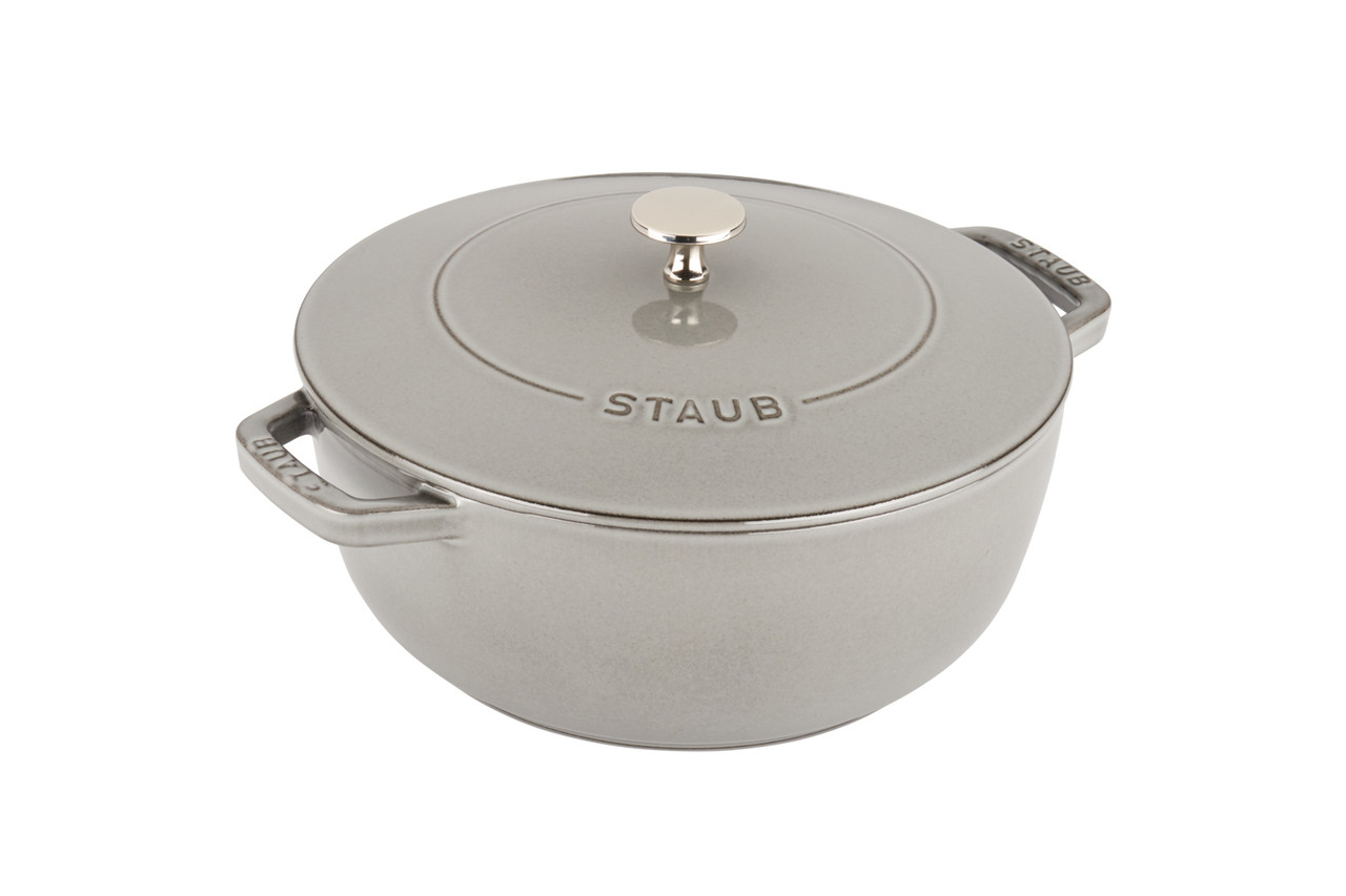 Staub Cast Iron 1.5-Quart Petite French Oven - Matte Black