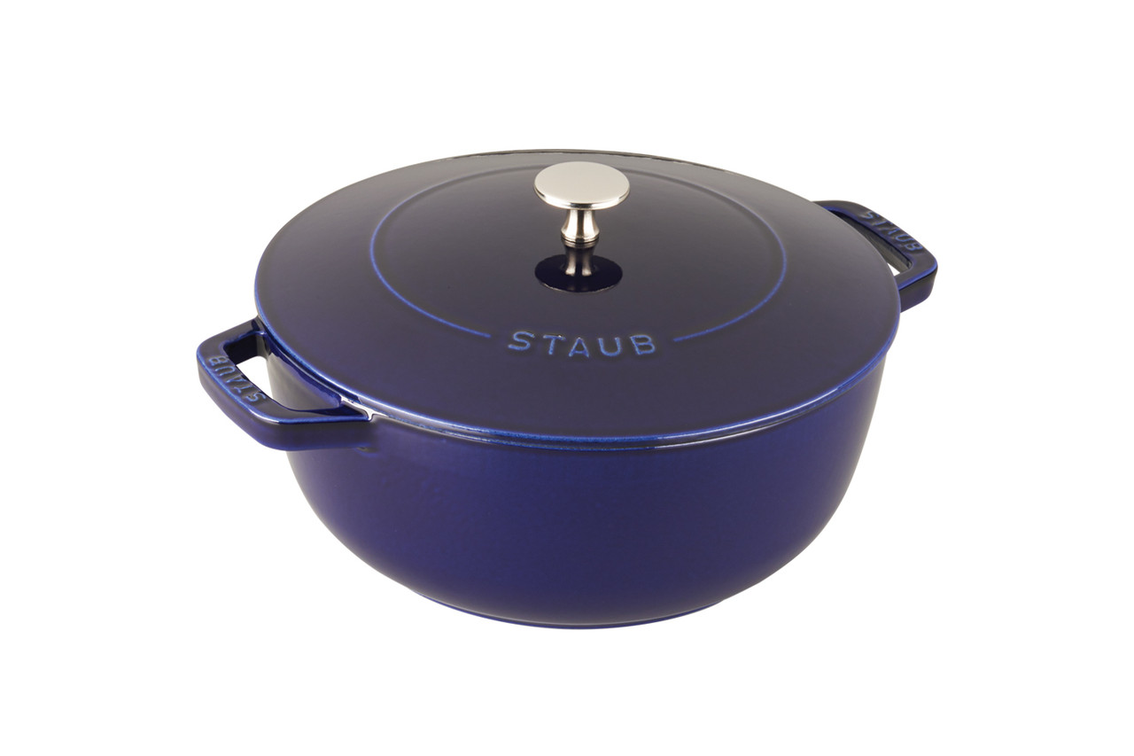 Staub Cast Iron 3 3/4 qt. Essential French Oven - Dark Blue