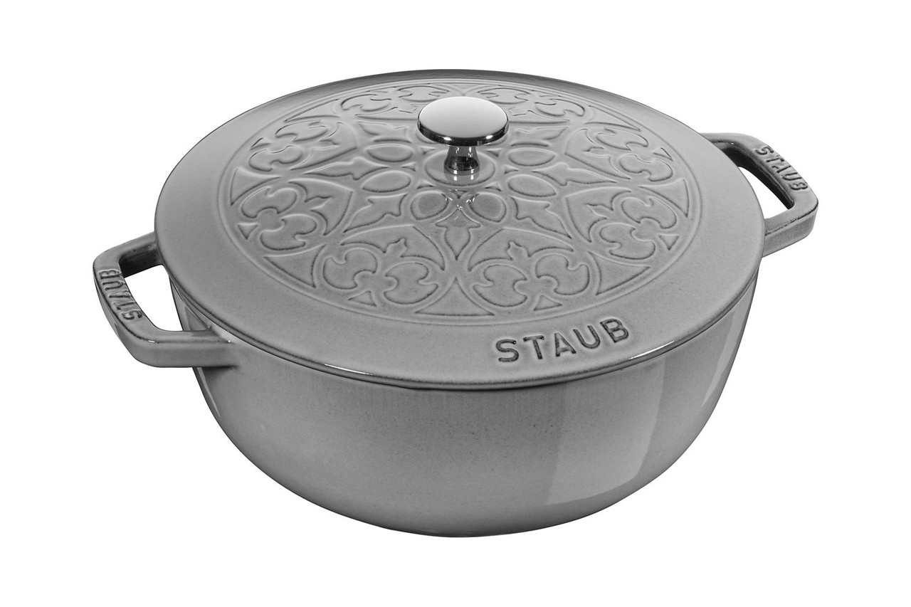 Staub Cast Iron 3 3/4 qt. Essential Fleur de Lis French Oven with