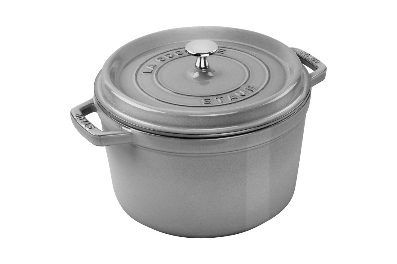 Staub 5-Quart Cast Iron Tall Cocotte - Graphite