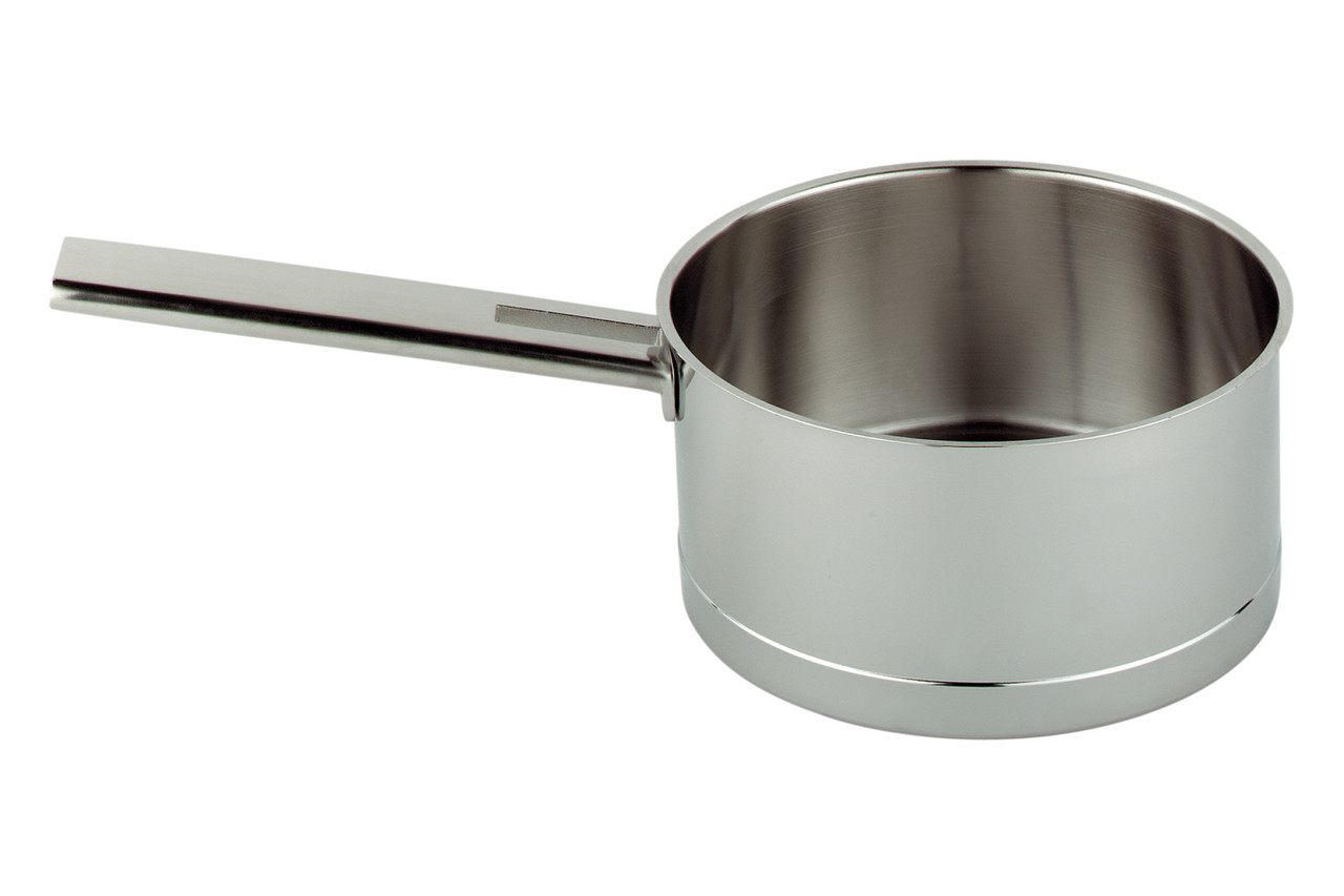 Walchoice 2 Quart Saucepan with Lid, 18/10 Stainless Steel Soup Pot for  Home Kitchen, Transparent Lid & Dishwasher Safe 
